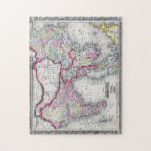 Mitchellの地図|インド、チベット、中国及びSEアジア ジグソーパズル (縦)