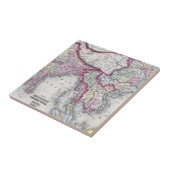 Mitchellの地図|インド、チベット、中国及びSEアジア タイル (側面)