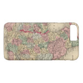 Mitchell著イギリス、ウェールズの地図 Case-Mate iPhoneケース (裏面(横))