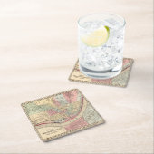 Mitchell著シンシナチの地図 スクエアペーパーコースター (インサイチュ)