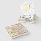 Mitchell著シンシナチの地図 ストーンコースター (横)