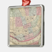 Mitchell著シンシナチの地図 メタルオーナメント (左)