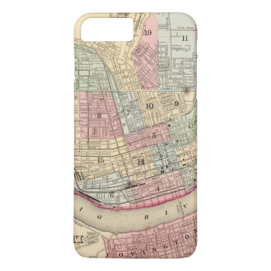 Mitchell著シンシナチの地図 Case-Mate iPhoneケース (裏面)