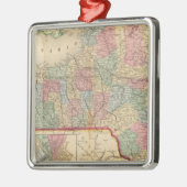 Mitchell著ニューヨーク州の地図 メタルオーナメント (左)
