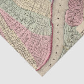 Mitchell著ニュー・オーリンズの地図 薄葉紙 (詳細)