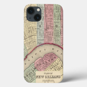Mitchell著ニュー・オーリンズの地図 iPhone 13ケース