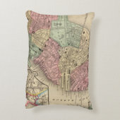 Mitchell著ボストン地図 アクセントクッション (裏面(縦))