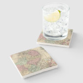 Mitchell著ボストン地図 ストーンコースター (横)