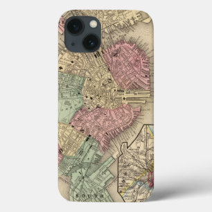 Mitchell著ボストン地図 iPhone 13ケース