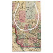 Mitchell著ミシガン州、ウィスコンシンの地図 スモールペーパーバッグ (裏面)