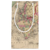 Mitchell著世界のメルカトルのprojの地図 スモールペーパーバッグ (正面)