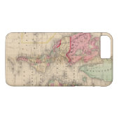 Mitchell著世界のメルカトルのprojの地図 Case-Mate iPhoneケース (裏面(横))