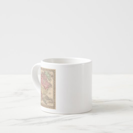 Mitchell著北アメリカの地図 エスプレッソカップ (正面左)
