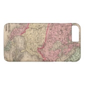 Mitchell著北アメリカの地図 Case-Mate iPhoneケース (裏面(横))