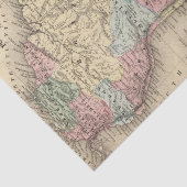 Mitchell著南アメリカの地図 薄葉紙 (詳細)