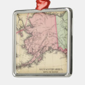 Mitchell著NWアメリカの地図 メタルオーナメント (左)