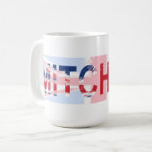 Mitchell コーヒーマグカップ (正面左)