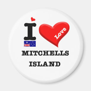 MITCHELLSの島- I愛 マグネット