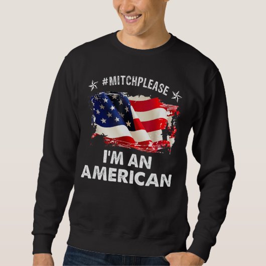 Mitchplee I M An American Mitchplease Hearful スウェットシャツ (正面)