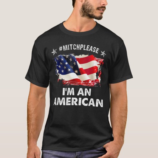 Mitchplee I M An American Mitchplease Hearful Tシャツ (正面)