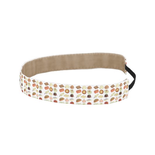 MITHAIクラシックインディアンベンガルパキスタンスイーツフード アスレチックヘッドバンド (右)