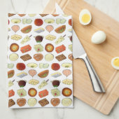 MITHAIクラシックインディアンベンガルパキスタンスイーツフード キッチンタオル (四つ折り)