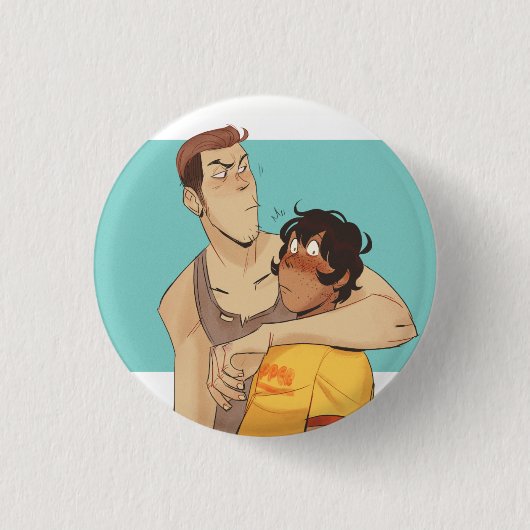 mitjoの保護ボタン 缶バッジ (正面)