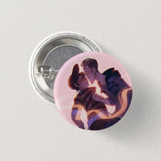 mitjoの浮遊物ボタン 缶バッジ (正面&裏面)