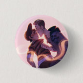 mitjoの浮遊物ボタン 缶バッジ (正面)