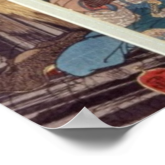 Mitsukini Defying the Skeleton Spectre, c.1845 ポスター (角)