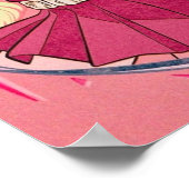 Mitsuri Kanroji The Love Hashira Fan Desing ポスター (角)