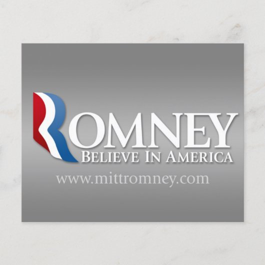 Mitt Romney氏（2012年社長代理） チラシ (正面)