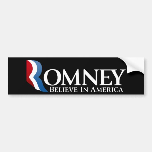 Mitt Romney氏(2012年社長代理) バンパーステッカー (正面)