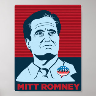 Mitt Romney 2012キャンペー大統領のン・ポスター ポスター