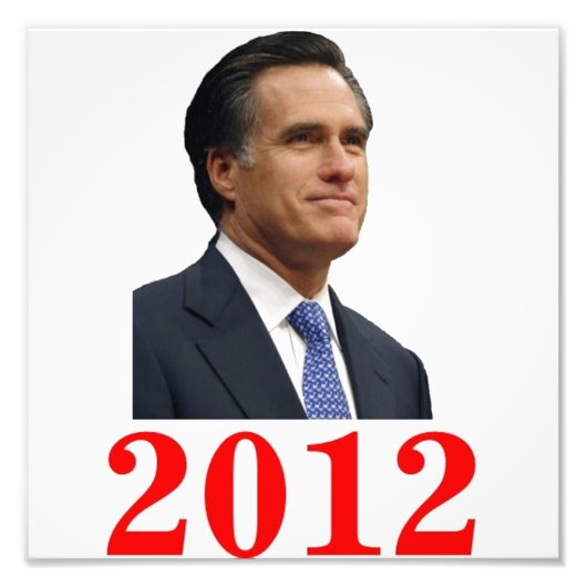 Mitt Romney 2012フォトプリント フォトプリント (正面)