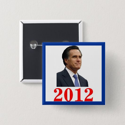 Mitt Romney 2012ボタン 缶バッジ (正面&裏面)