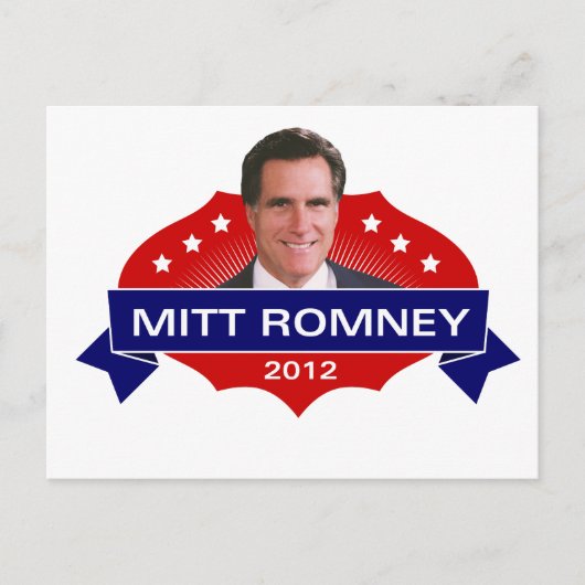 Mitt Romney 2012社長代行 ポストカード (正面)