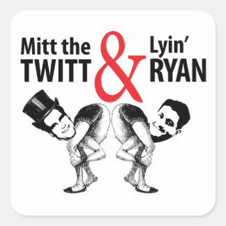 Mitt the TwittとLyin' Ryan スクエアシール