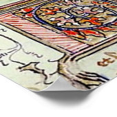 Mittelalterliche Buchmalerei  ポスター (角)