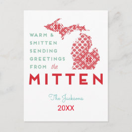 Mitten MIからの温かく穏やかな挨拶 シーズンポストカード