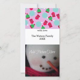 Mittens and Hatsフォトカード シーズンカード