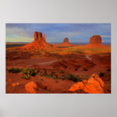 Mittens, Monument valley, AZ ポスター (正面)