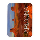 Mittens, Monument valley, AZ マグネット (縦)