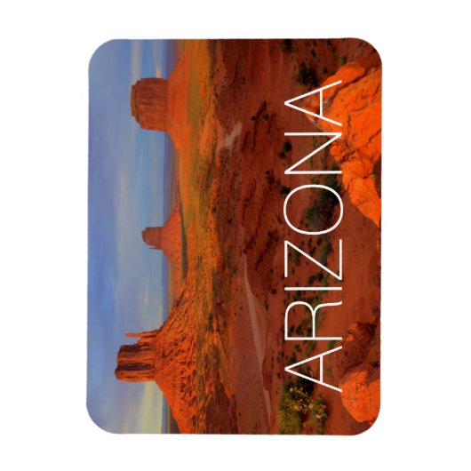 Mittens, Monument valley, AZ マグネット (縦)