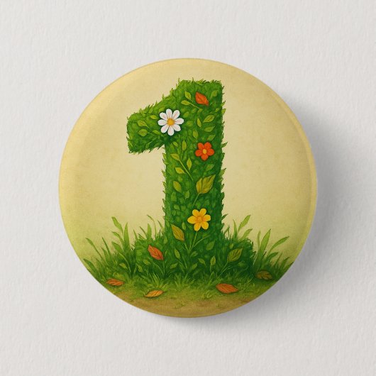 Mittens Number 1 缶バッジ (正面)