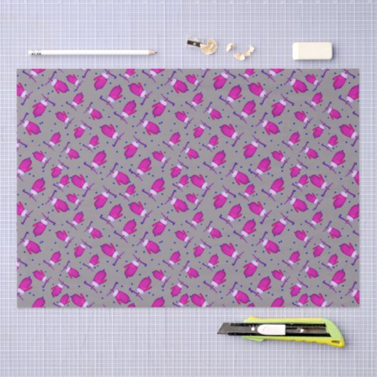 Mittens retro_gray 薄葉紙 (クラフト)