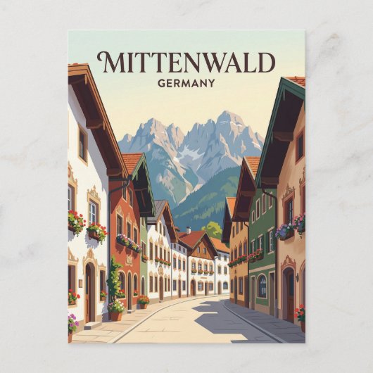 Mittenwald Germany ポストカード (正面)