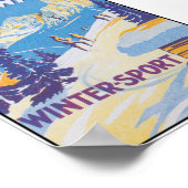 Mittenwald Germany Vintage Travel Poster ポスター (角)