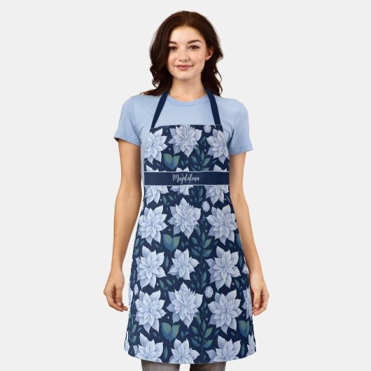 Mitternachtsblüte - エプロン (着用した状態)