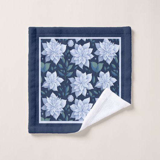 Mitternachtsblüte - バスタオルセット (ウォッシュタオル)